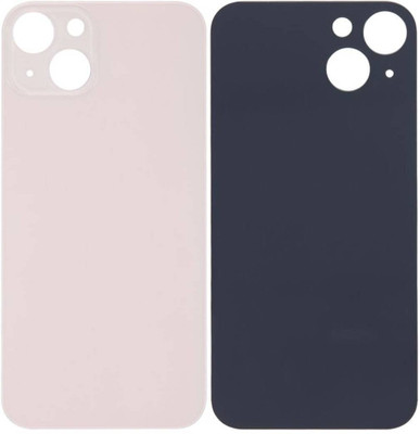 imbi Apple iPhone 13 Replacement Back Glass Body Back Panel(Pink)