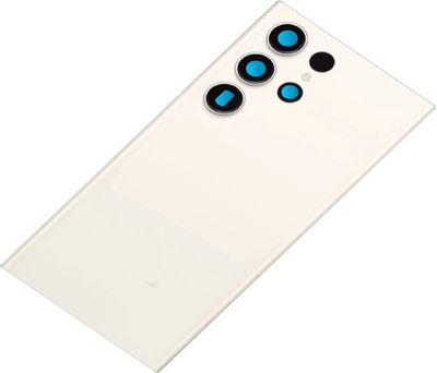 IncMart For Samsung Galaxy S23 Ultra og Back glass Back Panel(Cream)