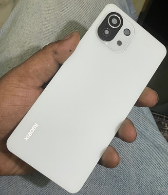 SRaccessories Mi 11 Lite (5G) (with Camera Lens Ring) Back Panel(white)