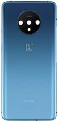 SRaccessories ONEPLUS 7T Original (Glass) WITH CAMERA LENS Back Panel(Blue)