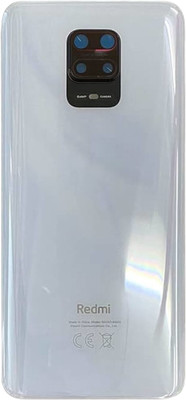 Flipkart SmartBuy Redmi Note 9 Pro (with Camera Ring Lens) Glass Back Panel(Glacier White)