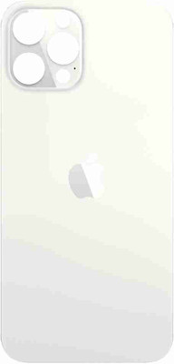 Kraze4blaze Apple IPhone 12 (With Proper Logo) Back Panel(White)