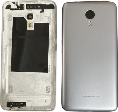 imbi Meizu M1 Metal With Power And Volume Button Camera Glass Back Panel(Grey)