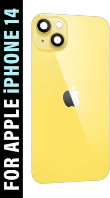 SUFO Apple iPhone 14 With Camera Glass Back Panel(Yellow)