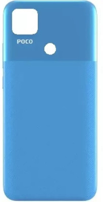 Shkiyo Redmi Poco C31 With Proper Logo Back Panel(Blue)