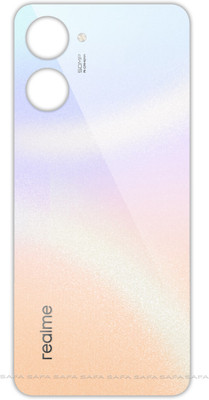 Safa Realme 10 Back Panel(Clash White)