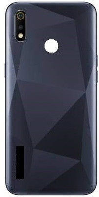 Kraze4blaze Realme 3i Back Panel(Black)