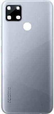 AAA Spares For Realme C12 Back Glass Back Panel(Silver)
