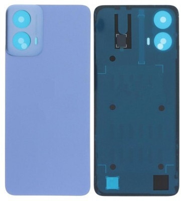 Kraze4blaze Motorola Moto G34 (Best Quality)(With Proper Logo) Back Panel(Ice Blue)