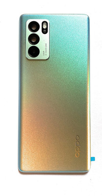 Srewingt Oppo Reno 6 Pro(Glass)With Camera Lens Back Panel(Aurora)