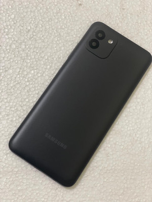 SRaccessories Samsung Galaxy A03 Back Panel(Black)