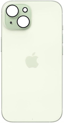FLOUNDER APPLE IPHONE 15 PLUS GLASS WITH PROPER LOGO Back Panel(GREEN)