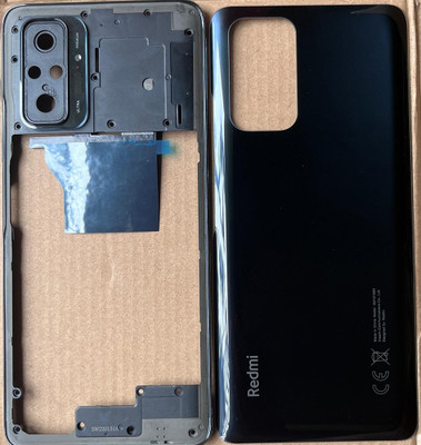 Ozgis Xiaomi Redmi Note 10 Pro Ring & Back Panel(Onyx Gray)