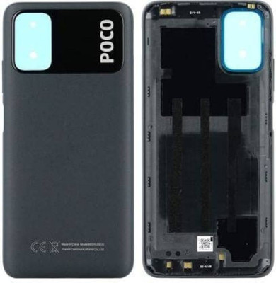 SPAREWARE REDMI Poco M3 -Black (ORIGINAL WITH HEAT & SINK GASKET) Back Panel(Black)