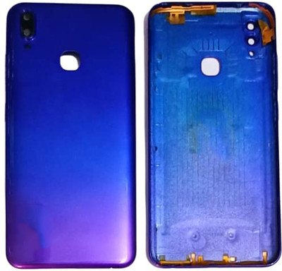 imbi vivo Y91 (1816, 1817, 1820, 1811) Mobile Phone Panel Power and Volume Button Camera Glass Back Panel(Blue)