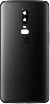 Tusail ONEPLUS 6 Replacement Back Glass, Back Panel(Black)