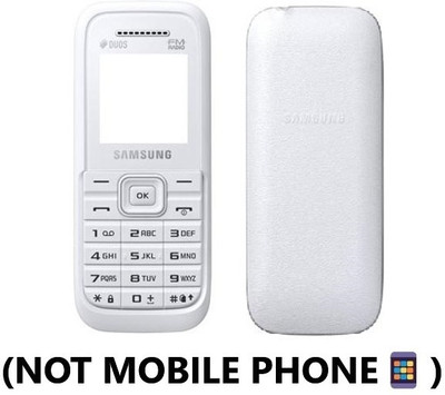 JTP Samsung Guru FM Plus B110 B110e Full Keypad Housing Body Panel (Not Mobile Phone) Full Panel(White)