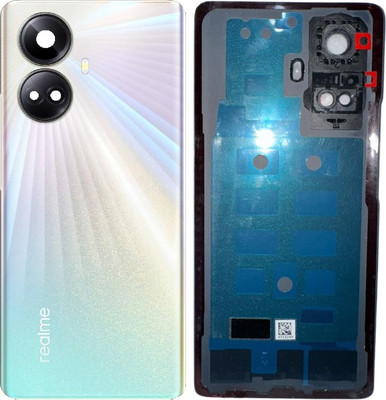 Sandreezz Realme 10 Pro+ (with Camera Ring Glass Lens) (Best Quality) (with Proper Logo) Back Panel(Hyperspace)