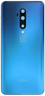 KezeMize OnePlus 7T Pro (with Camera Lens) (with Proper Logo) (Glass) Back Panel(Haze Blue)