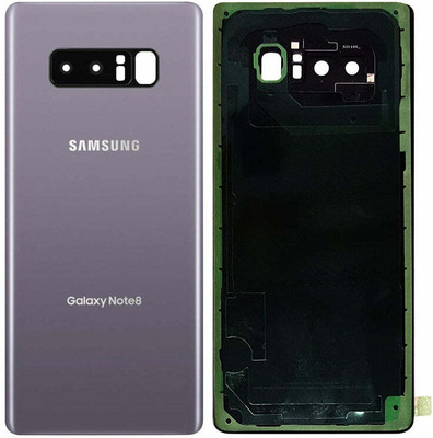 SPAREWARE Samsung Samsun Note 8-Silver (WITH CAMERA LASS LENS) Back Panel(Silver)
