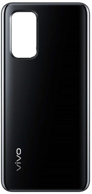 FixHub Vivo V27 BACK GLASS COMPATIBLE Back Panel(BLACK)