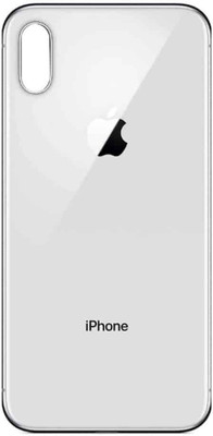 HQP for Apple iPhone XS ( A2097, A1920, A2100, A2098 ) Battery Back Door Replacement [ With LoGo and Pre Installed Adhesive Tape ] Back Panel(Silver)