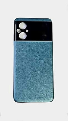 SPAREASP Redmi Poco M5 (With Proper Logo and Side Keys) Blue Back Panel(Blue)
