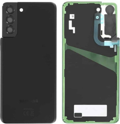 SRaccessories Samsung S21 / SM-G991 (with Camera Lens) Glass) Back Panel(Phantom Black)