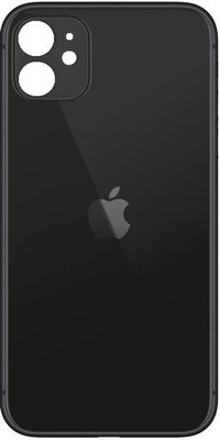 SRaccessories Apple iPhone 11 Back Panel(Black)