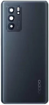 KezeMize OPPO Reno 6 Pro (Glass) (with Proper Logo) (Best Quality) Back Panel(Black)