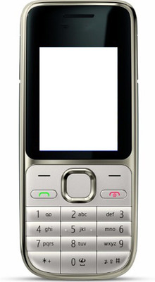 imbi Nokia C2-01 Panel Front Back Body With Keypad Front & Back Panel(Blue)