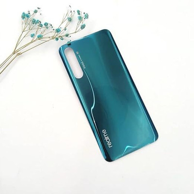 Docile Docile Back Door Panel Body Cover Back Glass Back Door Body Panel for Realme X3 :Glacier Blue Back Panel(Glacier Blue)