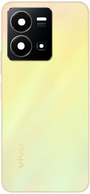 Sandreezz Vivo Y35 with Proper Logo (With Middle Ring Camera Lens & Side Volume Power Buttons) Full Panel(Dawn Gold)