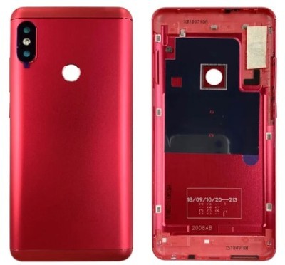 Sandreezz Xiaomi Redmi Note 5 Pro with Proper Logo (with Side Volume Power Buttons) Back Panel(Red)