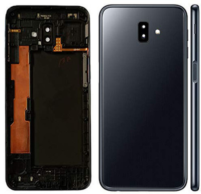 imbi Samsung Galaxy J6+/ J6 Plus Power and Volume Button Camera Glass Full Panel(Black)