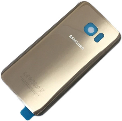 SRaccessories Samsung Galaxy S7 (Glass) Back Panel(Gold)