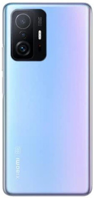 KezeMize Xiaomi Mi 11T Pro (Glass)(Best Quality)(With Camera Lens)(With Proper Logo) Back Panel(Blue)
