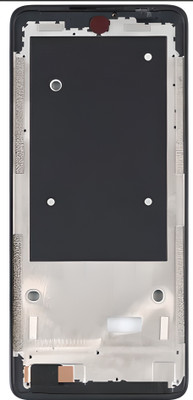 SRaccessories Moto G51 Lcd middle frame Front Panel(Black)