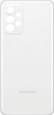 Sandreezz Samsung Galaxy A72 (with Proper Logo) Back Panel(Awesome White)