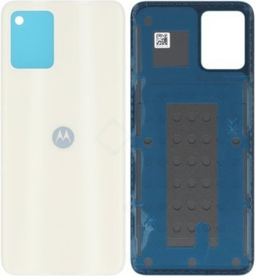 Sandreezz Motorola Moto E13 (with Proper Logo) Back Panel(Creamy White)