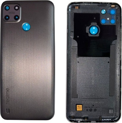 Sandreezz Realme C25_Y (Best Quality) (With Side Volume Power Buttons) (with Proper Logo) Back Panel(Metal Grey)