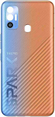 SRaccessories Tecno Spark 7T KF6P Back Panel(Nebula Orange)