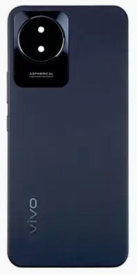 Sandreezz Vivo Y02 (Best Quality) (with Proper Logo) (with Side Volume Power Buttons) Back Panel(Cosmic Grey)