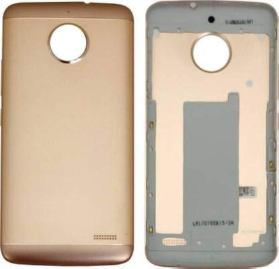 imbi Motorola Moto E4 (Motorola Moto E (4th Gen.) XT1766, XT1763 With Power And Volume Button Back Panel(Gold)