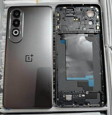 SPAREASP OnePlus Nord CE Full Body (Ring + Panel) With Camera Lens Back Panel(Black)
