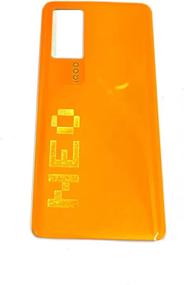 Sparevilla IQOO NEO 5 Back Door Glass Replacement Mobile Back Panel(PIXEL ORANGE)
