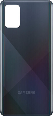 Flipkart SmartBuy Samsung Galaxy A71 Back Panel(Prism Crush Black)