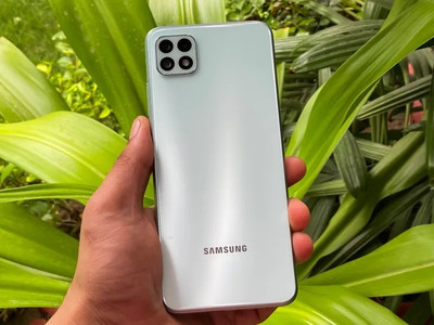 FLOUNDER SAMSUNG GALAXY A22 5G HOUSING BODY WITH PROPER LOGO Full Panel(WHITE)