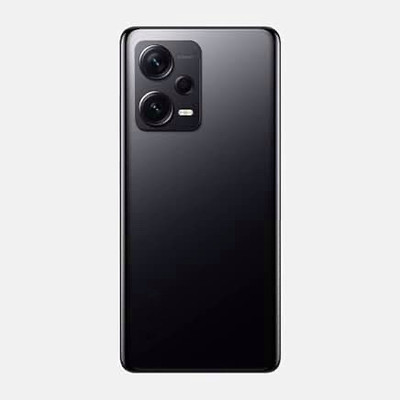 SPAREASP Xiaomi Redmi Note 12 Pro Plus Back Panel(Black)