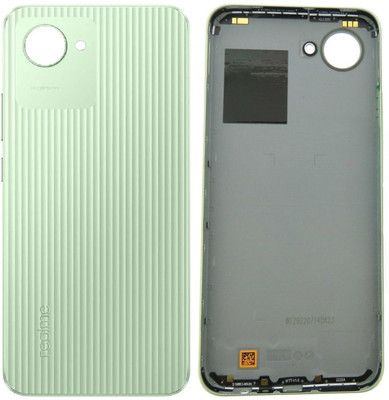 Sandreezz Realme C30 (with Proper Logo) (With Camera Lens & Side Volume Power Buttons) Back Panel(Bamboo Green)